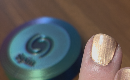 Glass Bead Magnetic Nail Polish Tool - Real Bearings Smooth Action